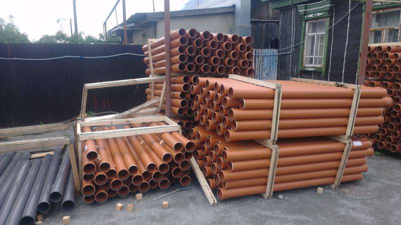 Труба канализационная наружная НПВХ SN4 250*6,2- 3000 мм